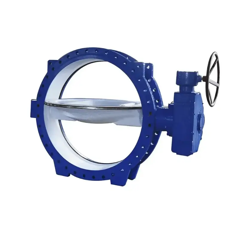 VANNE PAPILLON AXE CENTRE DOUBLE BRIDES